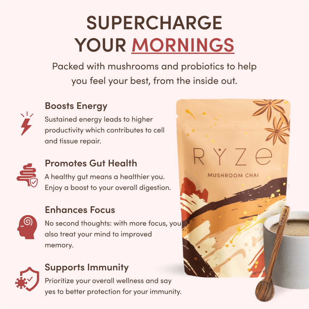 Customer testimonial photo showing person with RYZE product
