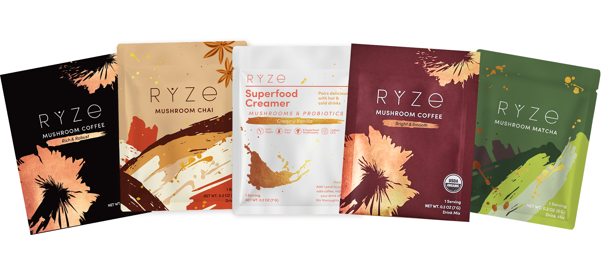 RYZE Mushroom Coffee bag product shot