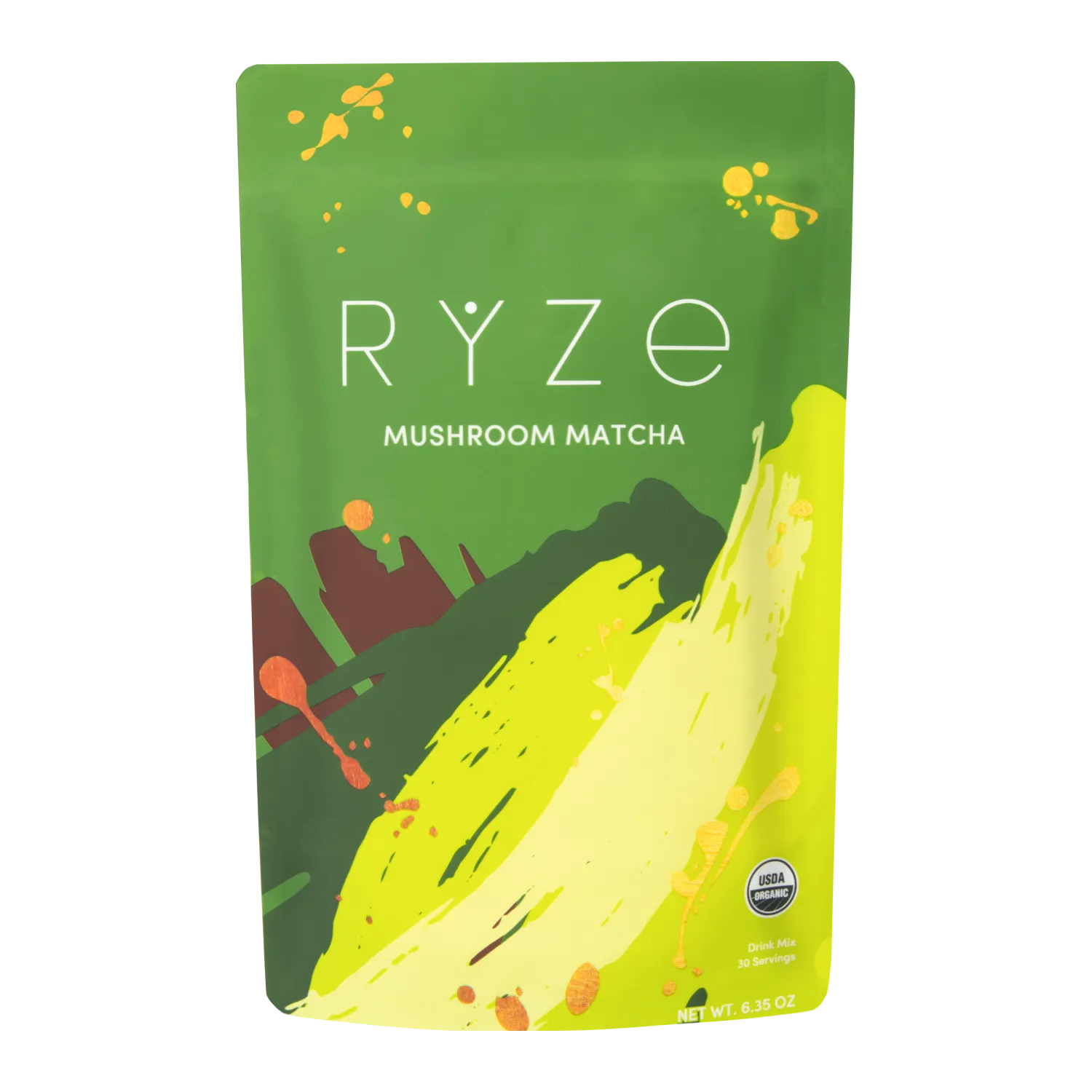 RYZE Mushroom Matcha bag product shot